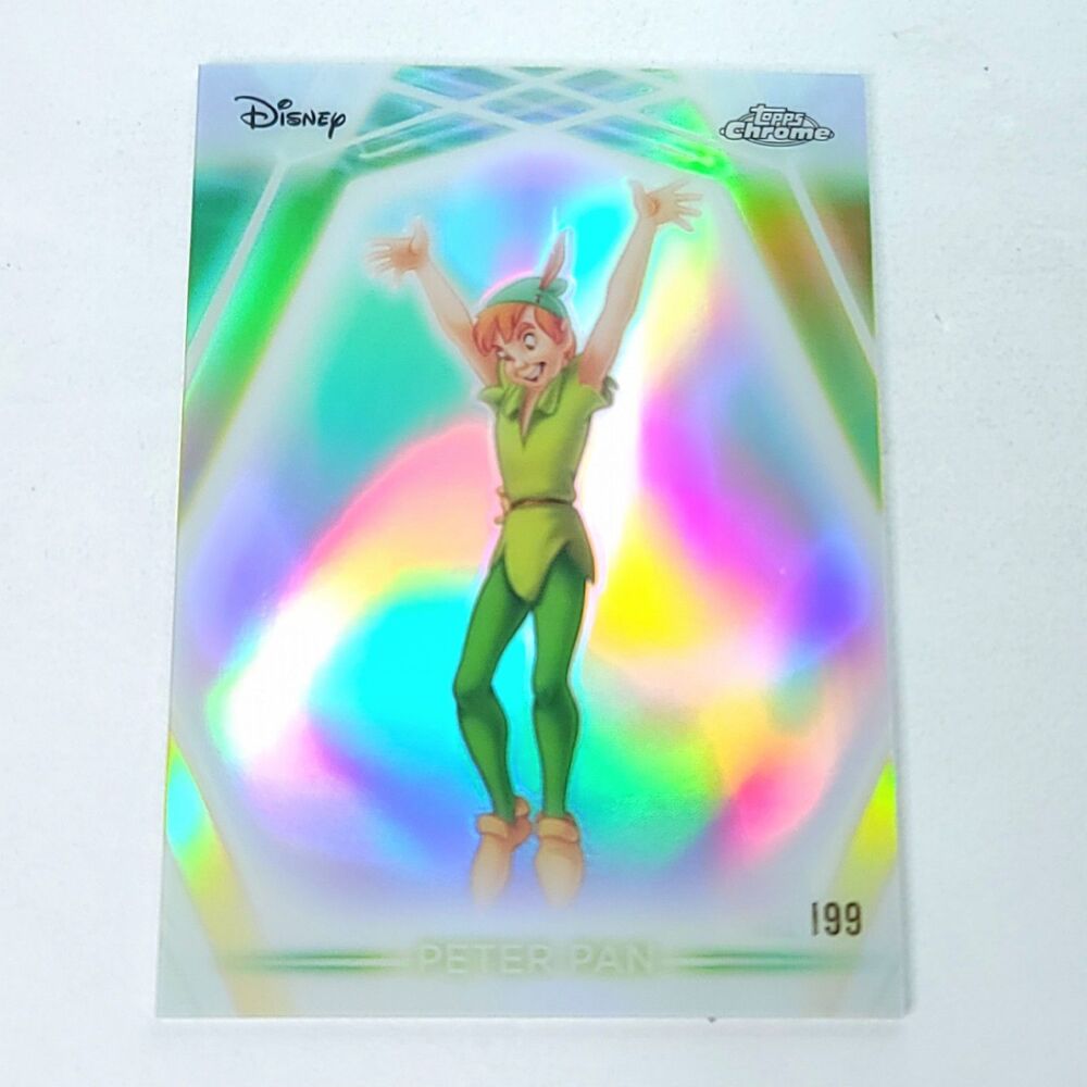 Peter Pan Topps 2026 Disney Neon Holo Chrome Refractor Limited ???/199 CNE
